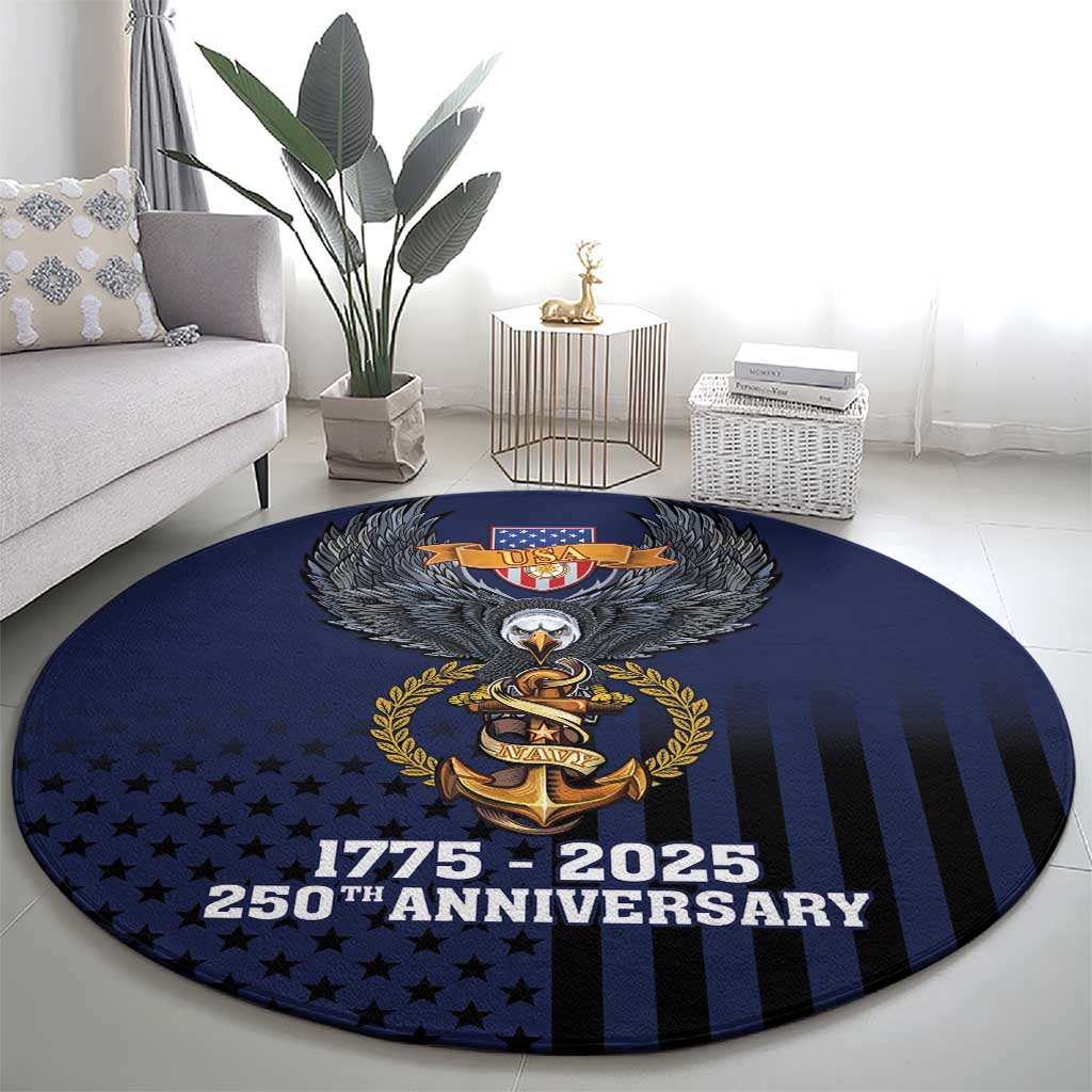 America 250th Anniversary Eagle Round Carpet Patriotic USA Flag - Wonder Print Shop