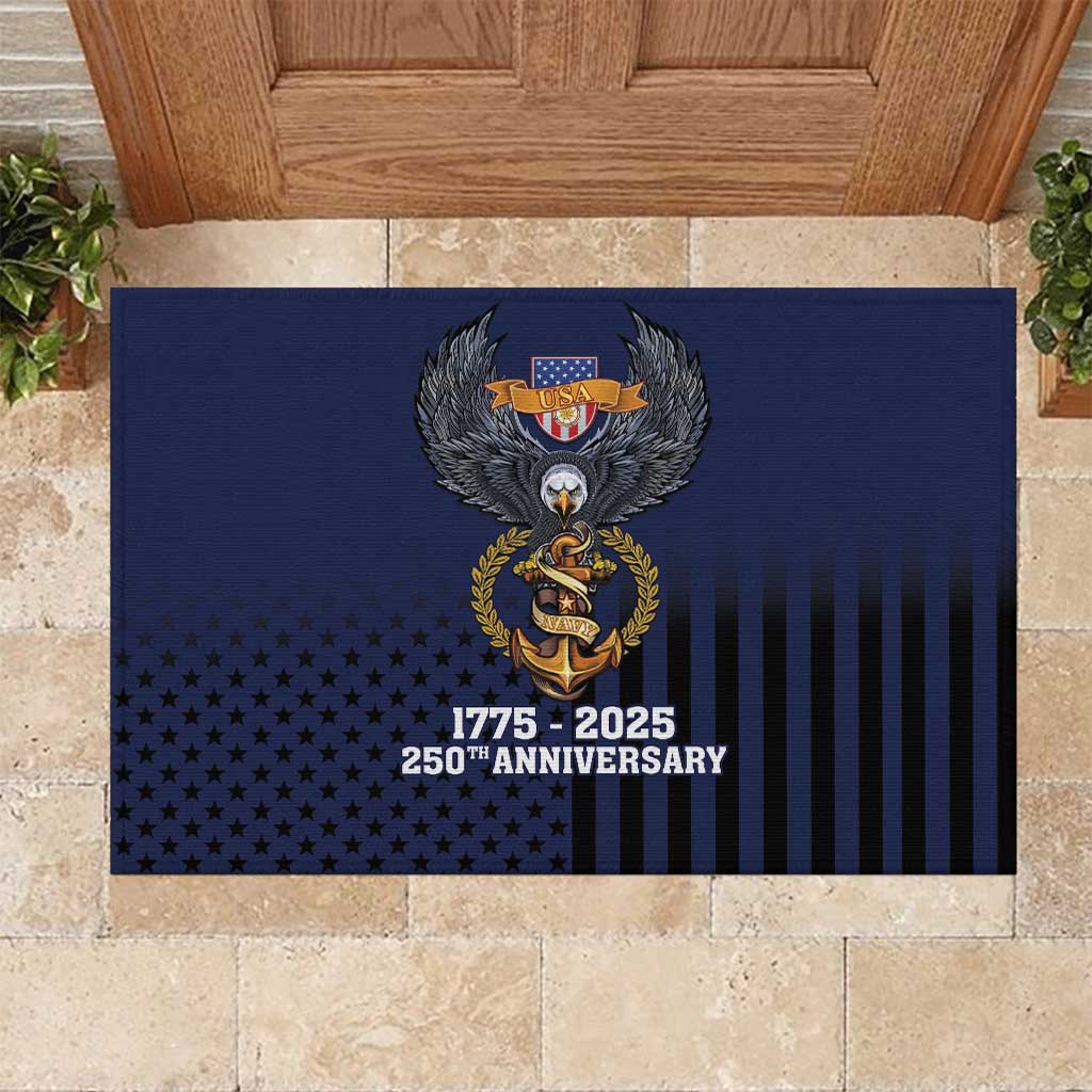 America 250th Anniversary Eagle Rubber Doormat Patriotic USA Flag - Wonder Print Shop