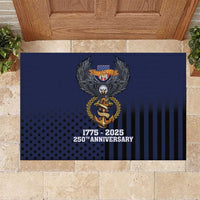 America 250th Anniversary Eagle Rubber Doormat Patriotic USA Flag - Wonder Print Shop
