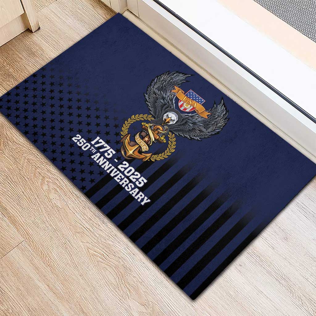 America 250th Anniversary Eagle Rubber Doormat Patriotic USA Flag - Wonder Print Shop