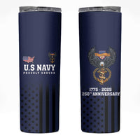 America 250th Anniversary Eagle Skinny Tumbler Patriotic USA Flag - Wonder Print Shop