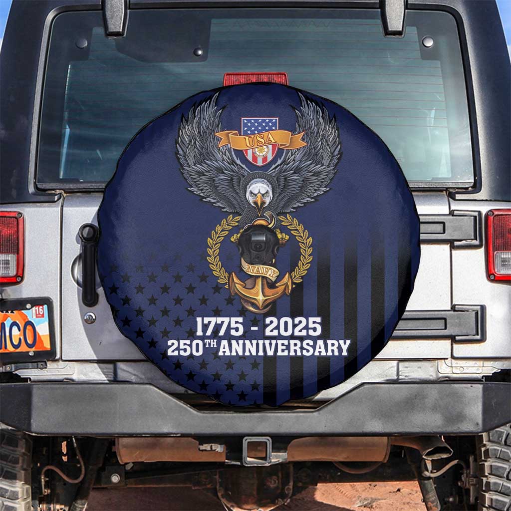 America 250th Anniversary Eagle Spare Tire Cover Patriotic USA Flag - Wonder Print Shop