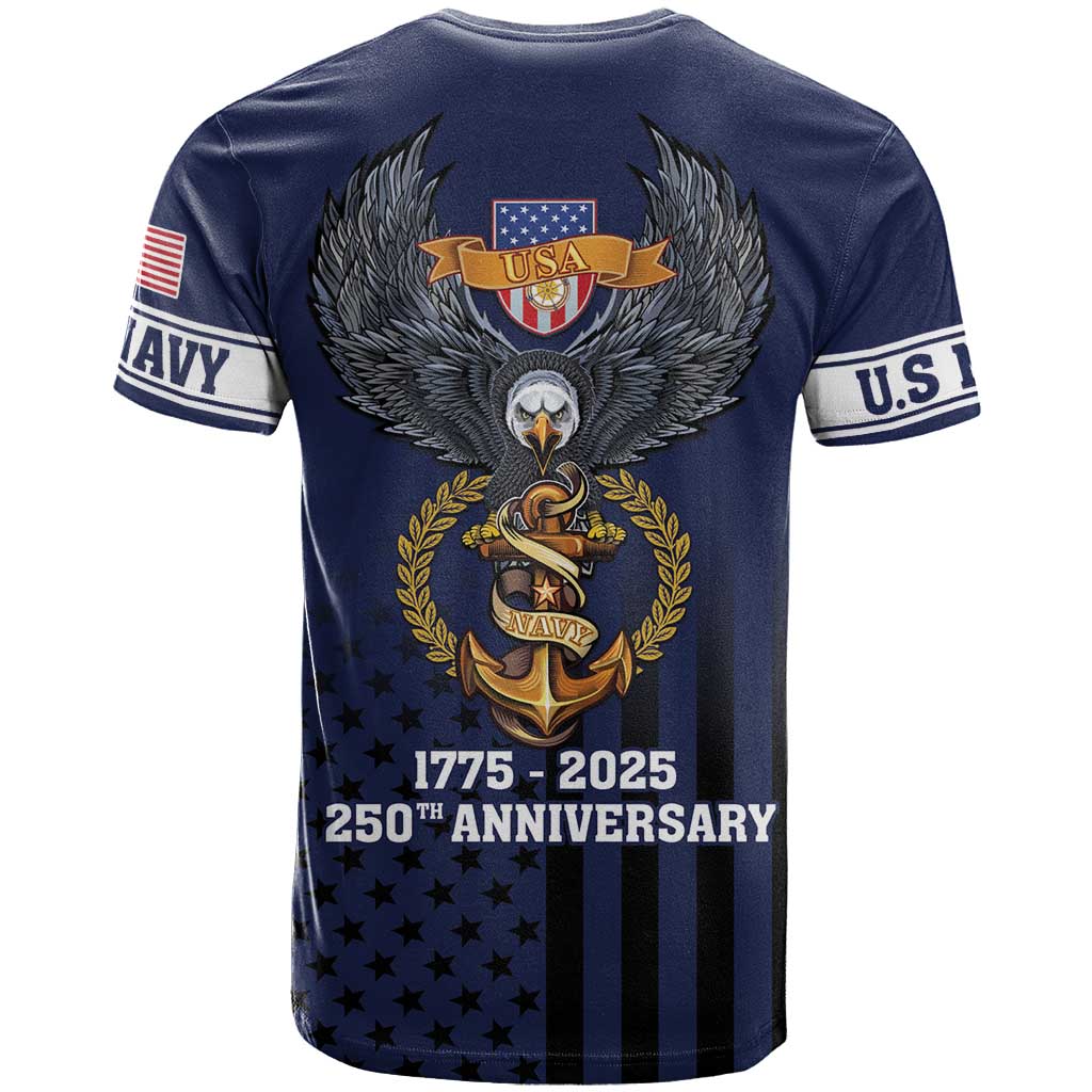 America 250th Anniversary Eagle T Shirt Patriotic USA Flag - Wonder Print Shop