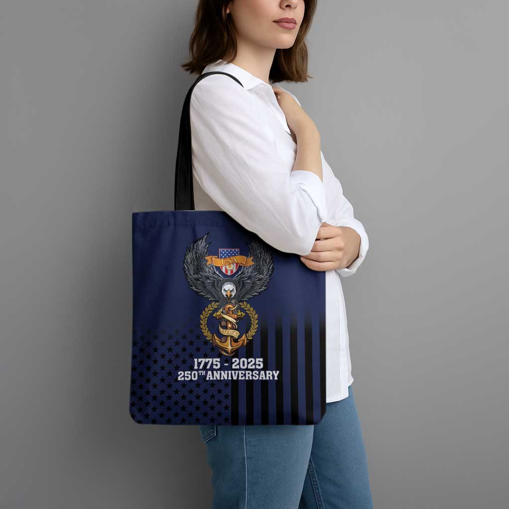 America 250th Anniversary Eagle Tote Bag Patriotic USA Flag - Wonder Print Shop