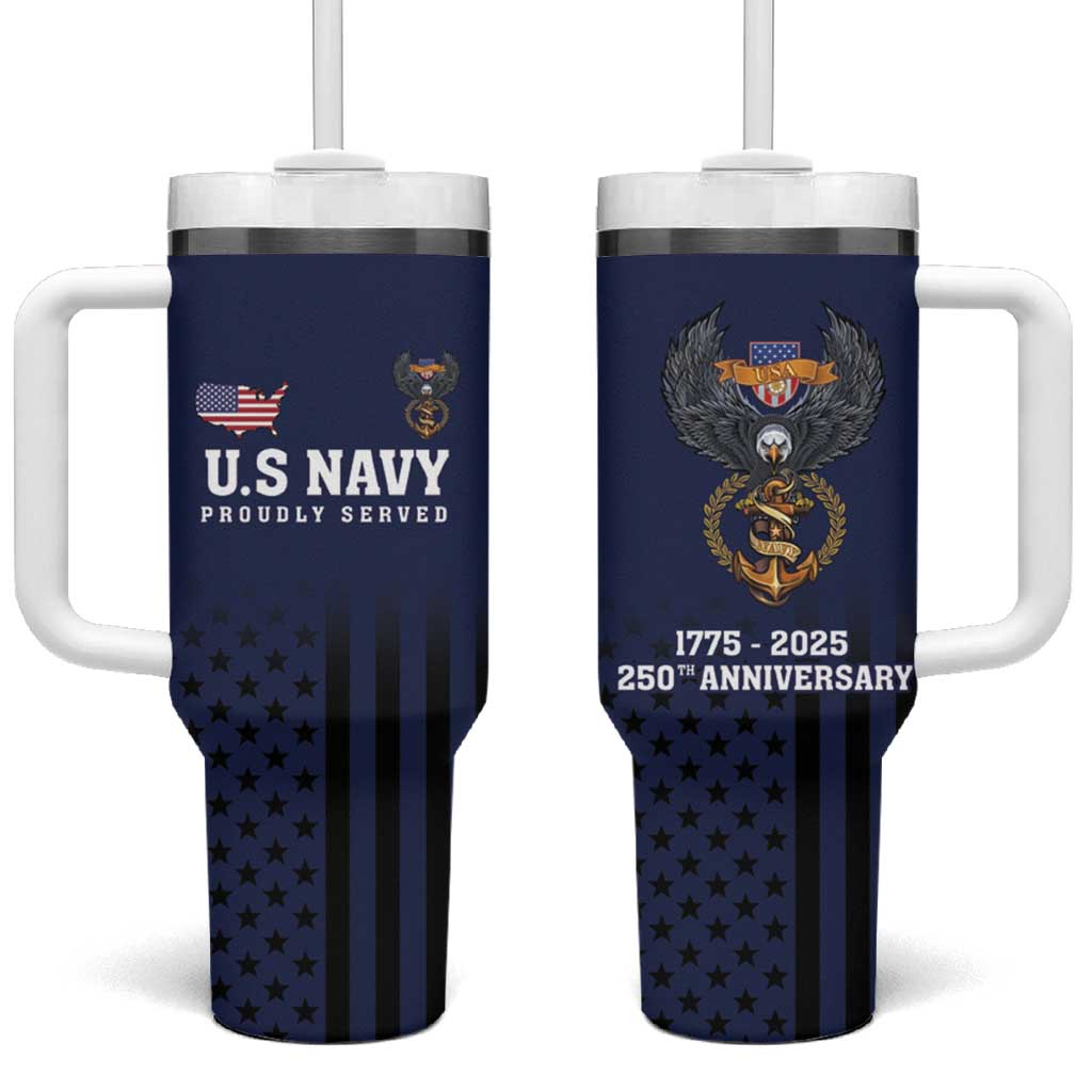 America 250th Anniversary Eagle Tumbler With Handle Patriotic USA Flag - Wonder Print Shop