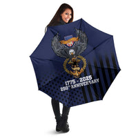 America 250th Anniversary Eagle Umbrella Patriotic USA Flag - Wonder Print Shop