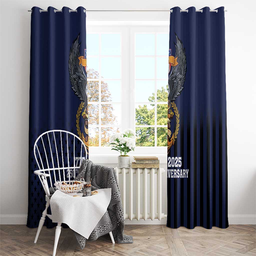 America 250th Anniversary Eagle Window Curtain Patriotic USA Flag - Wonder Print Shop