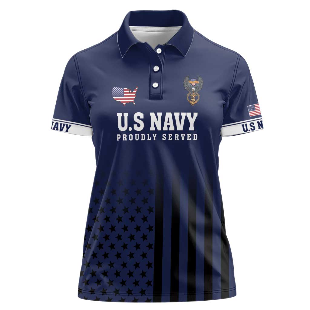 America 250th Anniversary Eagle Women Polo Shirt Patriotic USA Flag - Wonder Print Shop