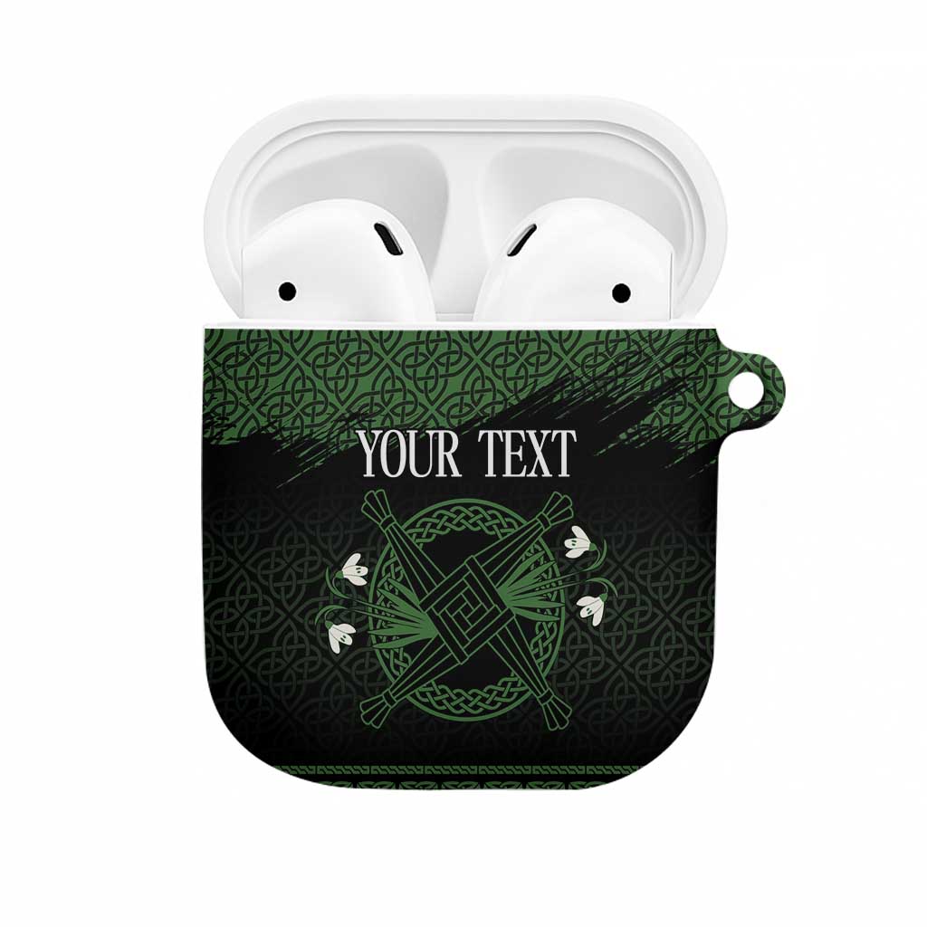 Personalized Imbolc Blessed Celtic Knot AirPods Case Brigids Cross Symbol - Wonder Print Shop