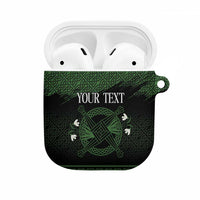 Personalized Imbolc Blessed Celtic Knot AirPods Case Brigids Cross Symbol - Wonder Print Shop