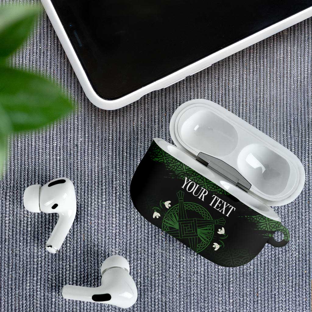Personalized Imbolc Blessed Celtic Knot AirPods Case Brigids Cross Symbol - Wonder Print Shop
