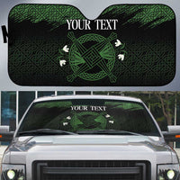 Personalized Imbolc Blessed Celtic Knot Auto Sun Shade Brigids Cross Symbol - Wonder Print Shop