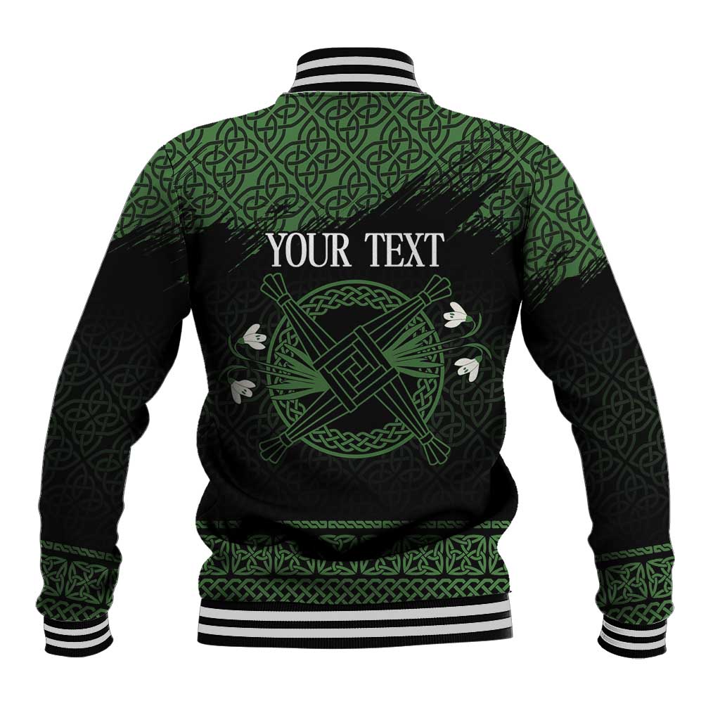 Personalized Imbolc Blessed Celtic Knot Baseball Jacket Brigids Cross Symbol - Wonder Print Shop