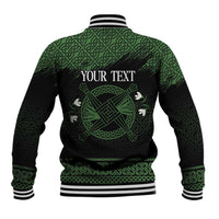 Personalized Imbolc Blessed Celtic Knot Baseball Jacket Brigids Cross Symbol - Wonder Print Shop