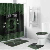 Personalized Imbolc Blessed Celtic Knot Bathroom Set Brigids Cross Symbol - Wonder Print Shop