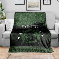 Personalized Imbolc Blessed Celtic Knot Blanket Brigids Cross Symbol - Wonder Print Shop