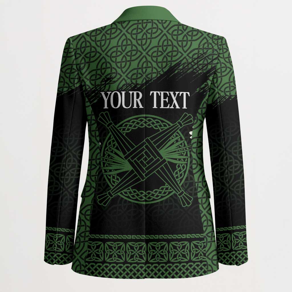 Personalized Imbolc Blessed Celtic Knot Blazer Brigids Cross Symbol - Wonder Print Shop