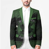 Personalized Imbolc Blessed Celtic Knot Blazer Brigids Cross Symbol - Wonder Print Shop