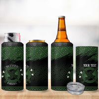 Personalized Imbolc Blessed Celtic Knot 4 in 1 Can Cooler Tumbler Brigids Cross Symbol - Wonder Print Shop