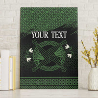 Personalized Imbolc Blessed Celtic Knot Canvas Wall Art Brigids Cross Symbol - Wonder Print Shop