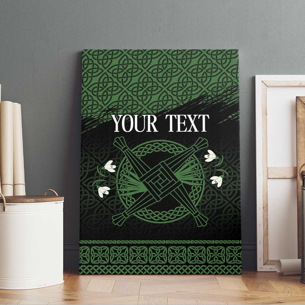 Personalized Imbolc Blessed Celtic Knot Canvas Wall Art Brigids Cross Symbol - Wonder Print Shop