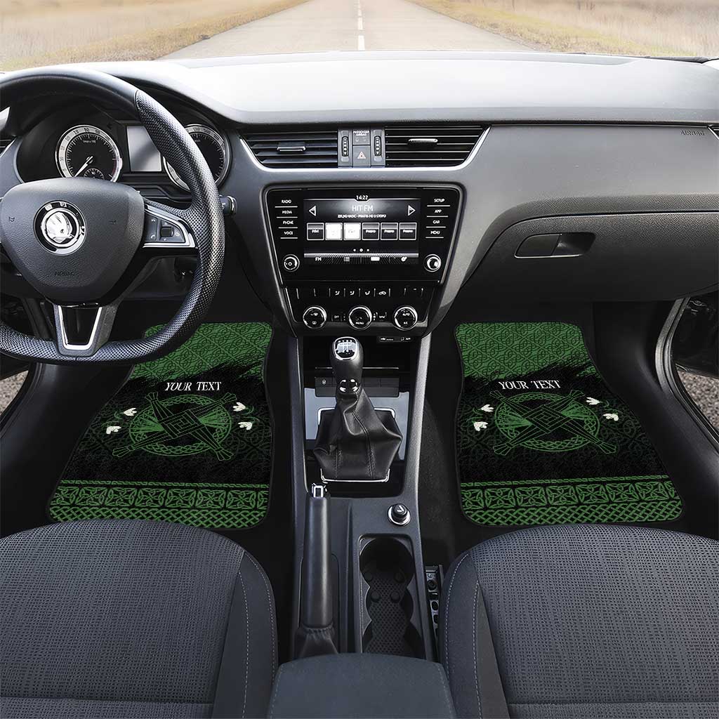 Personalized Imbolc Blessed Celtic Knot Car Mats Brigids Cross Symbol - Wonder Print Shop