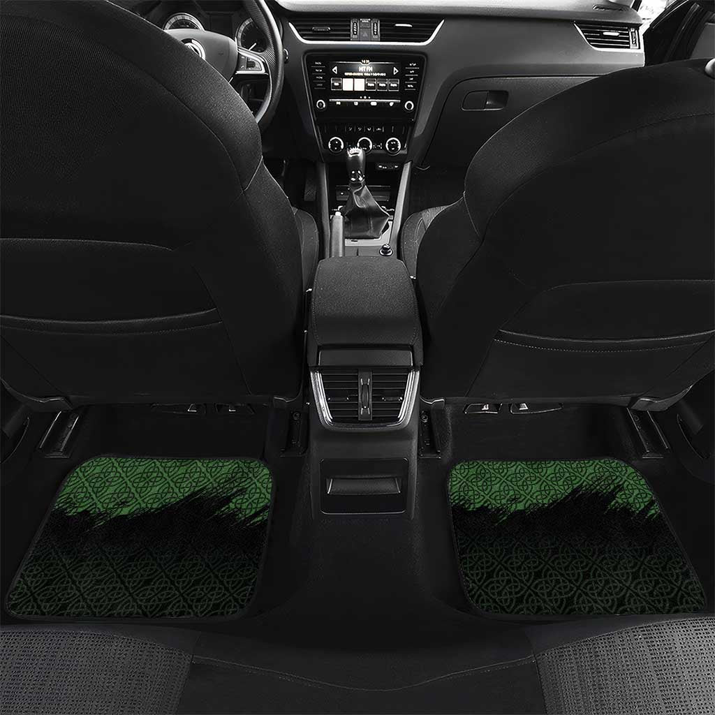 Personalized Imbolc Blessed Celtic Knot Car Mats Brigids Cross Symbol - Wonder Print Shop