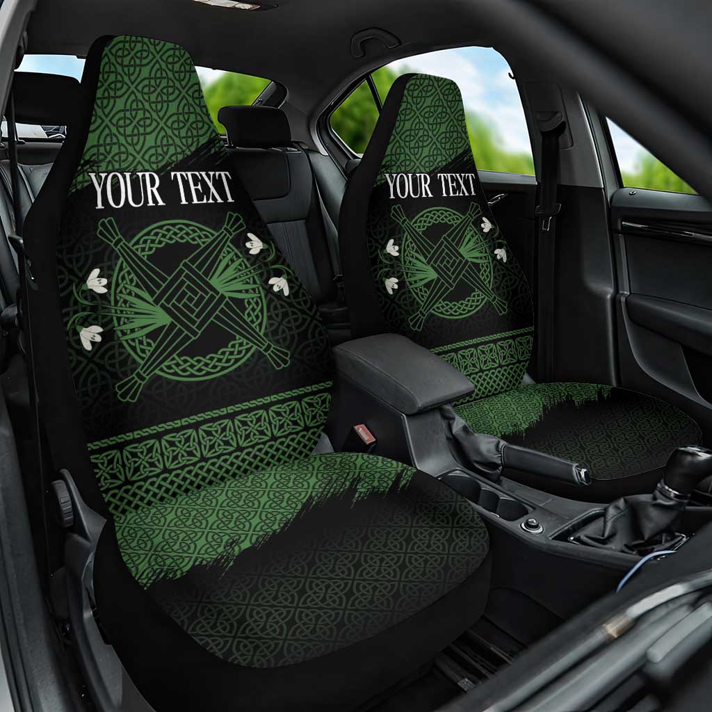 Personalized Imbolc Blessed Celtic Knot Car Seat Cover Brigids Cross Symbol - Wonder Print Shop