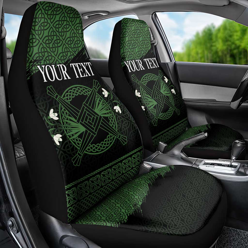 Personalized Imbolc Blessed Celtic Knot Car Seat Cover Brigids Cross Symbol - Wonder Print Shop