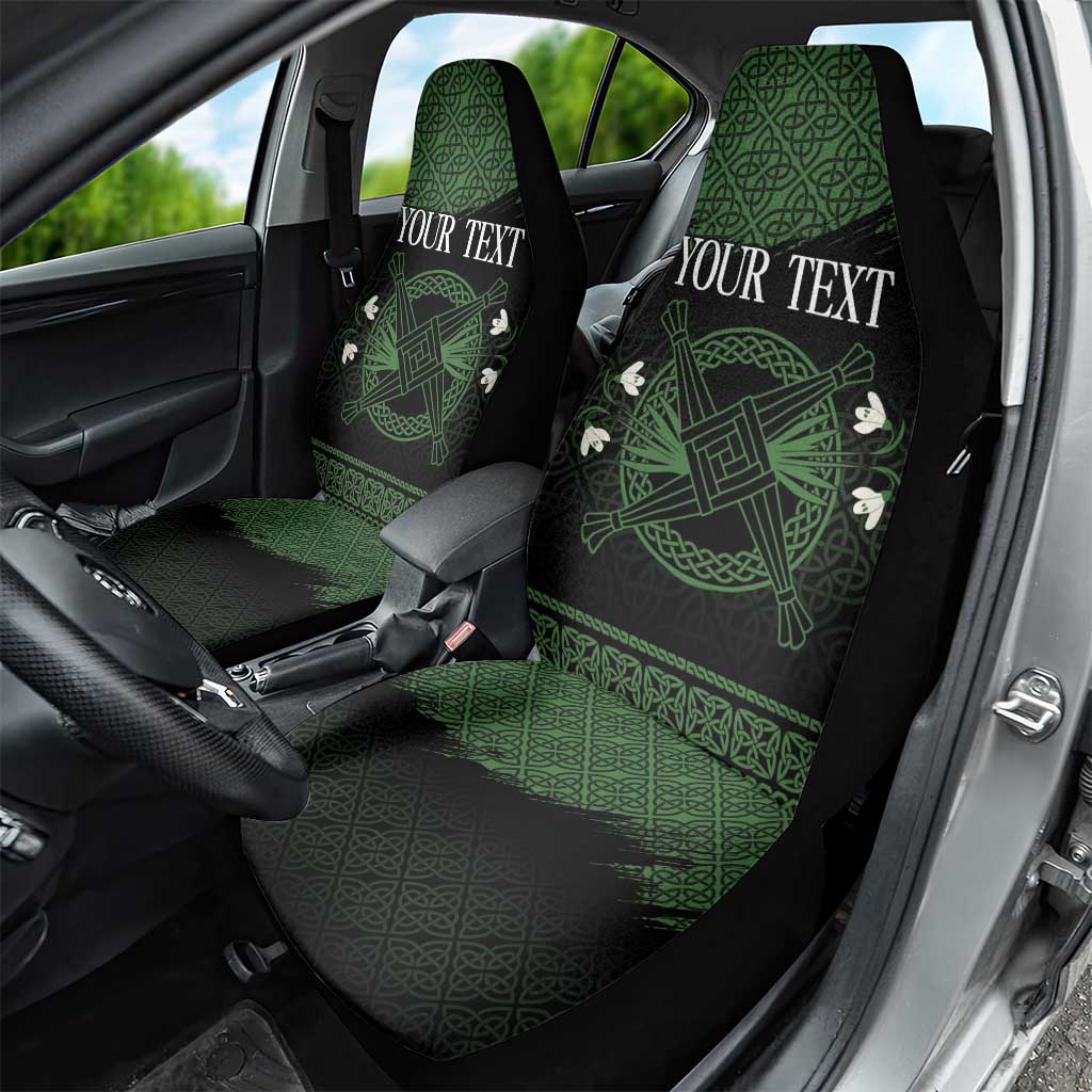 Personalized Imbolc Blessed Celtic Knot Car Seat Cover Brigids Cross Symbol - Wonder Print Shop