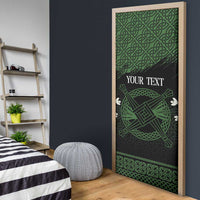 Personalized Imbolc Blessed Celtic Knot Door Cover Brigids Cross Symbol - Wonder Print Shop