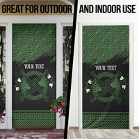 Personalized Imbolc Blessed Celtic Knot Door Cover Brigids Cross Symbol - Wonder Print Shop