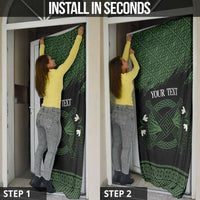 Personalized Imbolc Blessed Celtic Knot Door Cover Brigids Cross Symbol - Wonder Print Shop