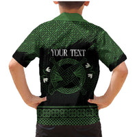 Personalized Imbolc Blessed Celtic Knot Family Matching Mermaid Dress and Hawaiian Shirt Brigids Cross Symbol - Wonder Print Shop