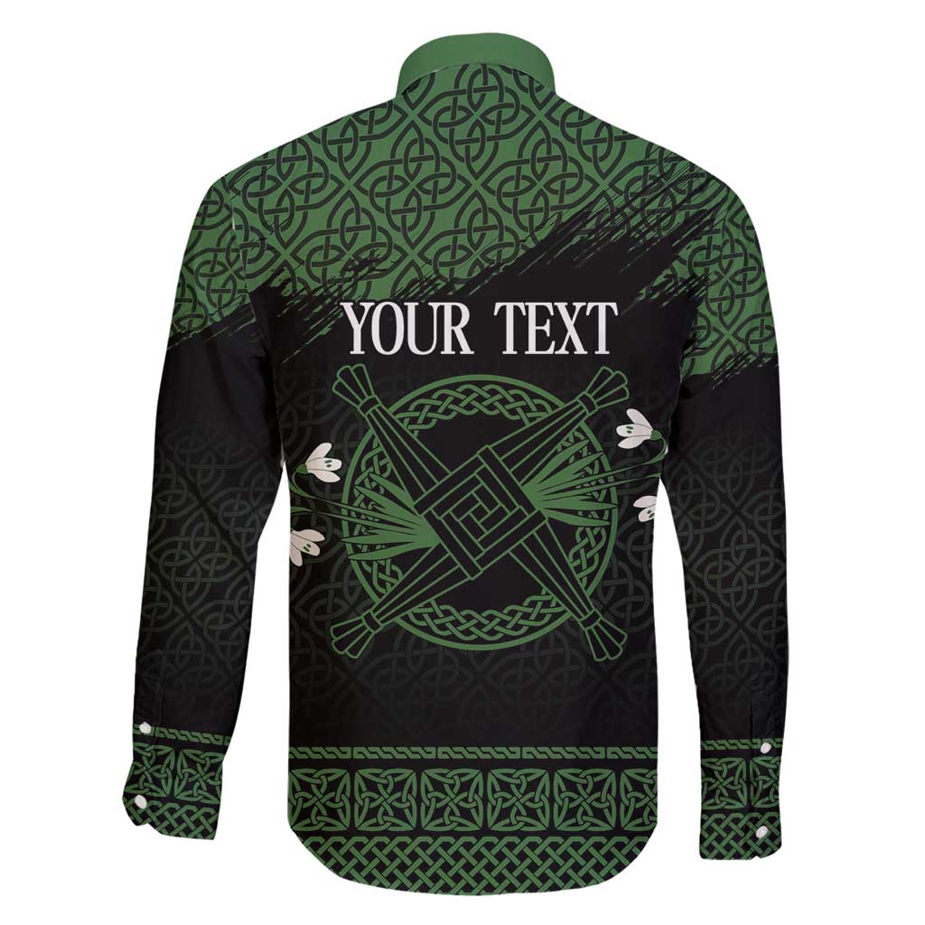 Personalized Imbolc Blessed Celtic Knot Family Matching Puletasi and Hawaiian Shirt Brigids Cross Symbol - Wonder Print Shop