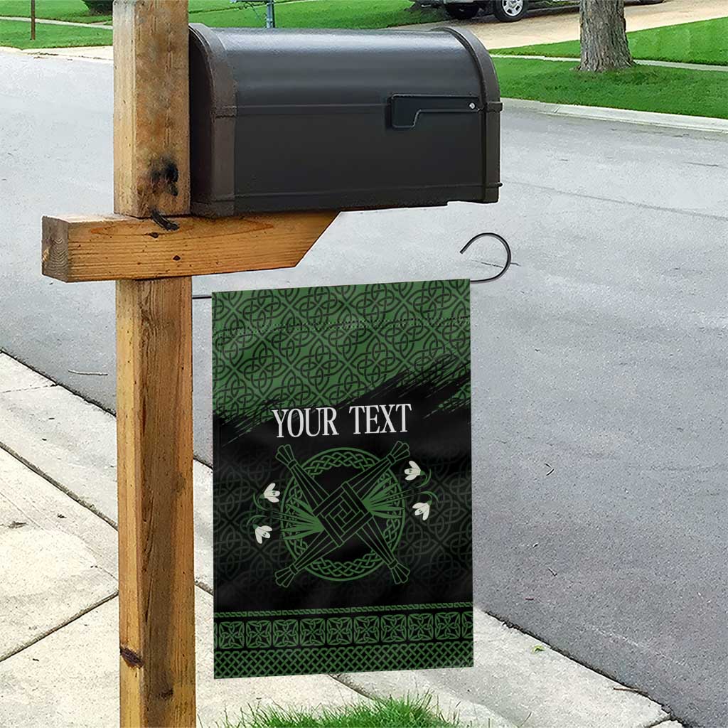 Personalized Imbolc Blessed Celtic Knot Garden Flag Brigids Cross Symbol - Wonder Print Shop