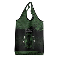 Personalized Imbolc Blessed Celtic Knot Grocery Bag Brigids Cross Symbol - Wonder Print Shop