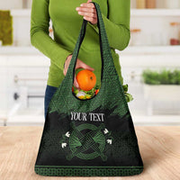 Personalized Imbolc Blessed Celtic Knot Grocery Bag Brigids Cross Symbol - Wonder Print Shop