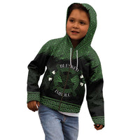 Personalized Imbolc Blessed Celtic Knot Kid Hoodie Brigids Cross Symbol - Wonder Print Shop