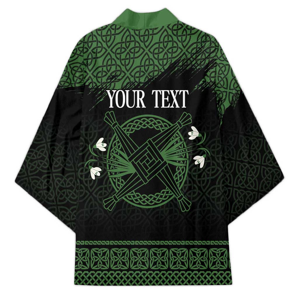 Personalized Imbolc Blessed Celtic Knot Kimono Brigids Cross Symbol - Wonder Print Shop
