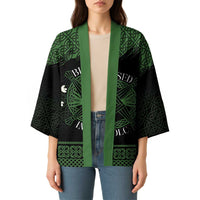 Personalized Imbolc Blessed Celtic Knot Kimono Brigids Cross Symbol - Wonder Print Shop