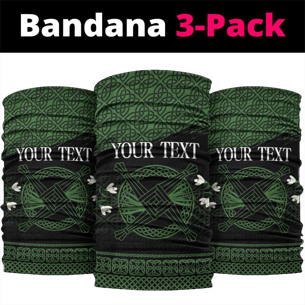 Personalized Imbolc Blessed Celtic Knot Neck Gaiter Brigids Cross Symbol - Wonder Print Shop