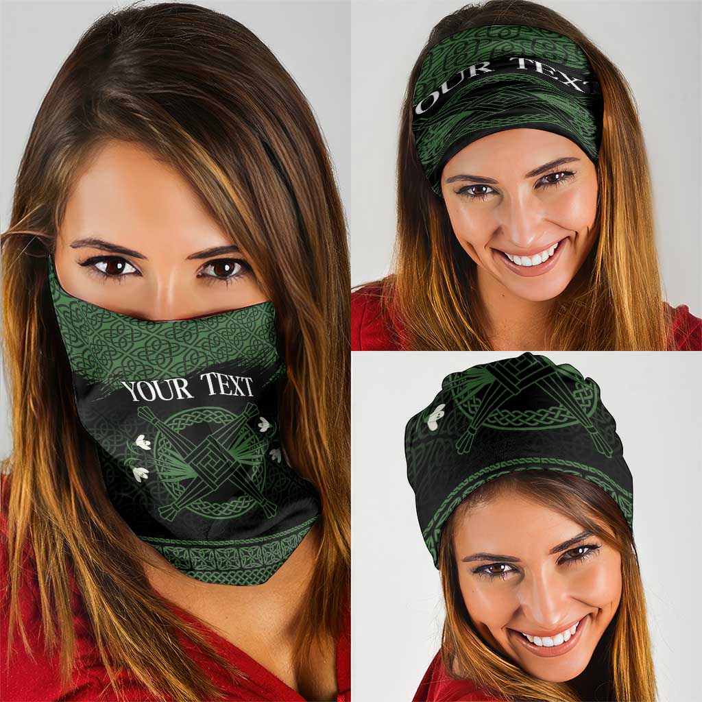 Personalized Imbolc Blessed Celtic Knot Neck Gaiter Brigids Cross Symbol - Wonder Print Shop
