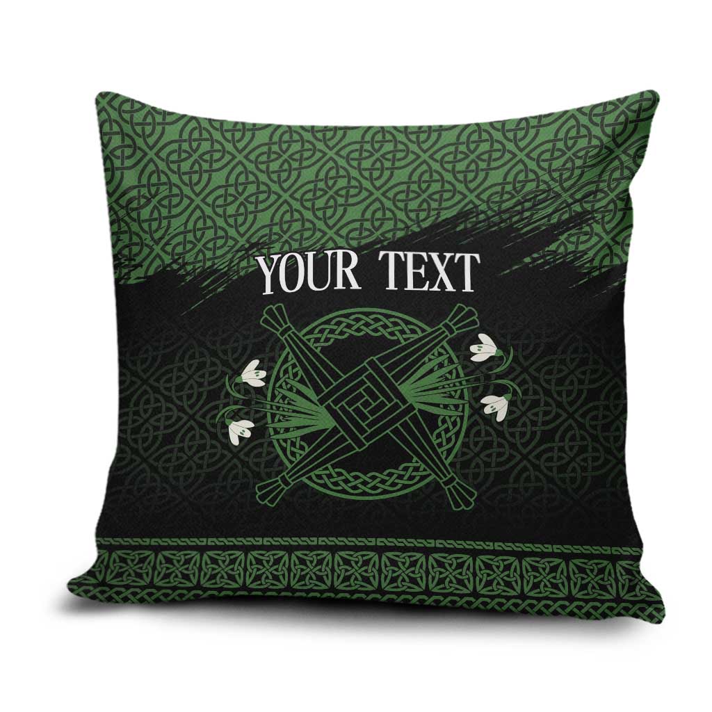 Personalized Imbolc Blessed Celtic Knot Pillow Cover Brigids Cross Symbol - Wonder Print Shop