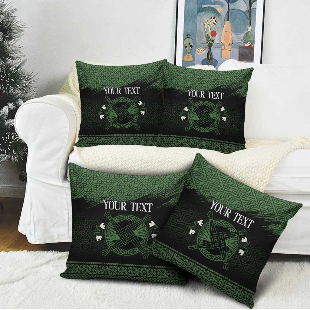 Personalized Imbolc Blessed Celtic Knot Pillow Cover Brigids Cross Symbol - Wonder Print Shop