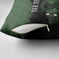 Personalized Imbolc Blessed Celtic Knot Pillow Cover Brigids Cross Symbol - Wonder Print Shop