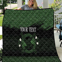 Personalized Imbolc Blessed Celtic Knot Quilt Brigids Cross Symbol - Wonder Print Shop