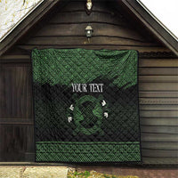 Personalized Imbolc Blessed Celtic Knot Quilt Brigids Cross Symbol - Wonder Print Shop