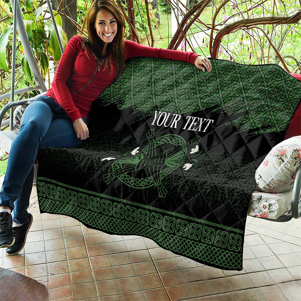 Personalized Imbolc Blessed Celtic Knot Quilt Brigids Cross Symbol - Wonder Print Shop