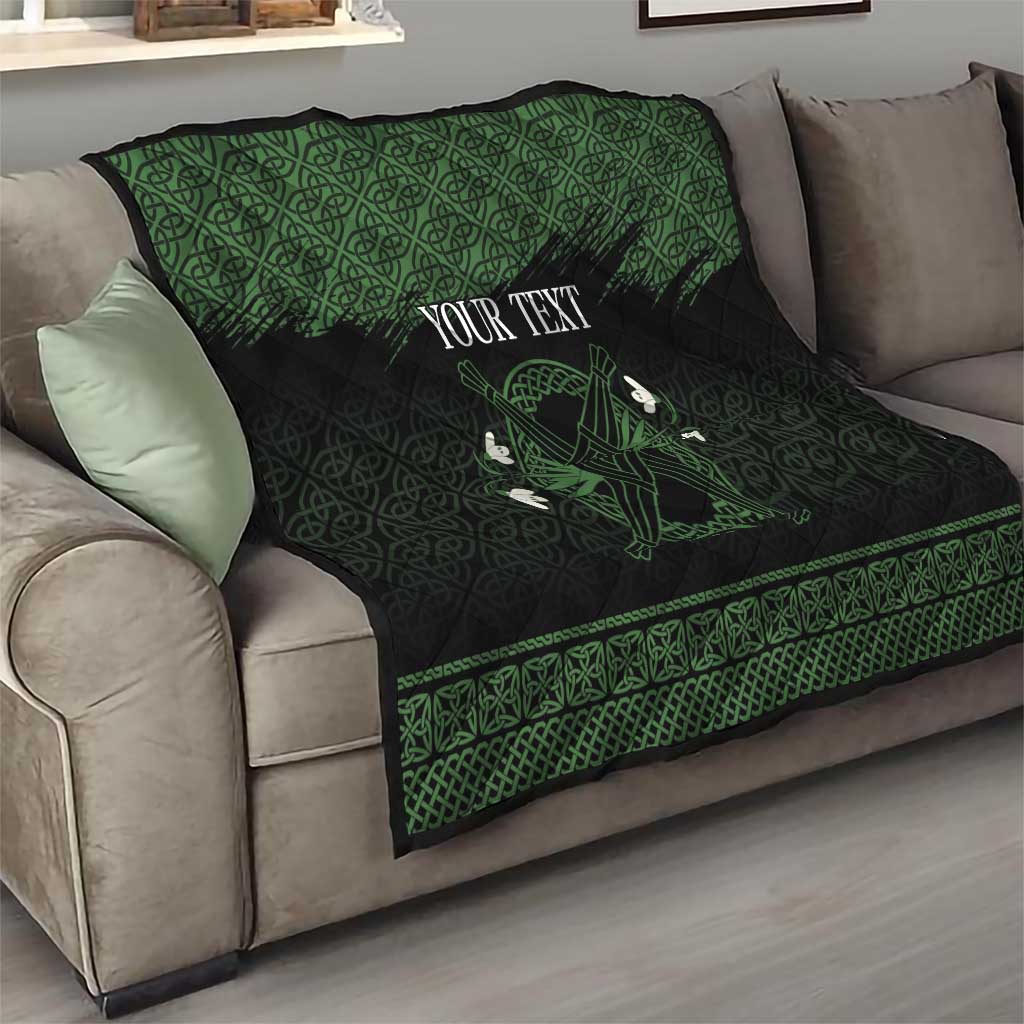 Personalized Imbolc Blessed Celtic Knot Quilt Brigids Cross Symbol - Wonder Print Shop